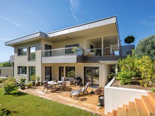 Fertighaus Fabienne von Regnauer Hausbau, Cubushaus Außenansicht 2