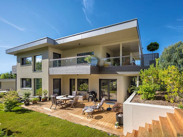 Fertighaus Fabienne von Regnauer Hausbau, Cubushaus Außenansicht 2
