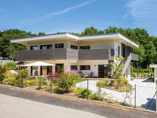 Fertighaus Fabienne von Regnauer Hausbau, Cubushaus Außenansicht 4