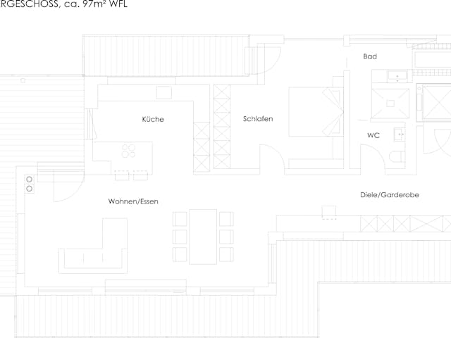 Fertighaus Fabienne von Regnauer Hausbau, Cubushaus Grundriss 2