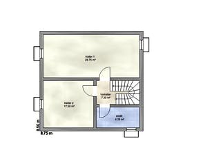 Massivhaus Family 110 SD von EUROMAC 2 S.A.S. Bausatzhaus ab 32119€, Satteldach-Klassiker Grundriss 3