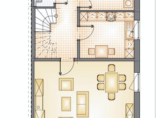 Massivhaus Family 110 von F.C. Nüdling Fertigteiltechnik Schlüsselfertig ab 209000€, Satteldach-Klassiker Grundriss 1