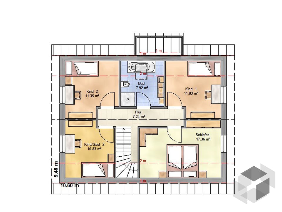 Family 135 WG von EUROMAC 2 Grundriss