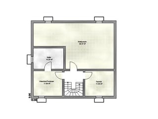 Massivhaus Family 160 SG von EUROMAC 2 S.A.S. Bausatzhaus ab 42704€, Satteldach-Klassiker Grundriss 3