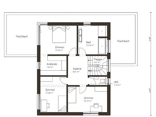 Fertighaus Family 185 von Die HausManufaktur Schlüsselfertig ab 273000€, Cubushaus Grundriss 2
