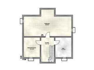 Massivhaus Family 200 SG von EUROMAC 2 S.A.S. Bausatzhaus ab 44506€, Satteldach-Klassiker Grundriss 3