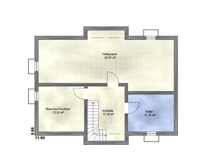 Massivhaus Family 200 ZG von EUROMAC 2 S.A.S. Bausatzhaus ab 51900€, Satteldach-Klassiker Grundriss 3