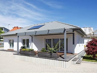 Fertighaus Family VII Emotion von Vario-Haus - Österreich Schlüsselfertig ab 210311€, Bungalow Außenansicht 3