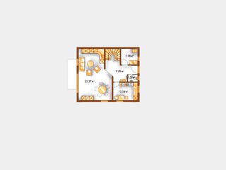 Massivhaus Family Kompakt von Wagener Systemhausbau Schlüsselfertig ab 164000€, Satteldach-Klassiker Grundriss 2
