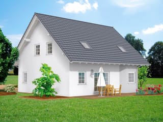 Massivhaus Family Smart 132 von F.C. Nüdling Fertigteiltechnik Schlüsselfertig ab 291950€, Außenansicht 1