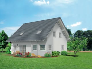 Massivhaus Family Smart 132 von F.C. Nüdling Fertigteiltechnik Schlüsselfertig ab 291950€, Außenansicht 3