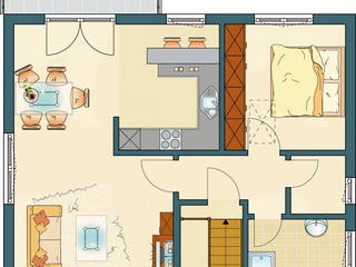 Fertighaus FAMILY 180 W von FingerHaus, Stadtvilla Grundriss 2