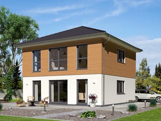 Fertighaus Family 2 von STREIF Haus, Stadtvilla Außenansicht 1