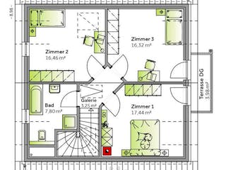 Fertighaus Family VIII von Vario-Haus - Österreich Schlüsselfertig ab 241986€, Satteldach-Klassiker Grundriss 2