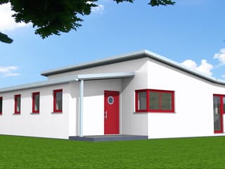 Fertighaus Fanny 88 von Klaus Kowalski Immobilien Schlüsselfertig ab 171370€, Bungalow Außenansicht 1