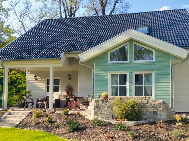 Fertighaus Fanö von Danhaus Deutschland, Satteldach-Klassiker Außenansicht 2