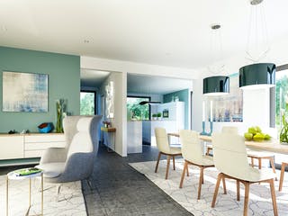 Fertighaus EVOLUTION 163 V2 von Bien-Zenker Schlüsselfertig ab 410779€, Satteldach-Klassiker Innenansicht 2