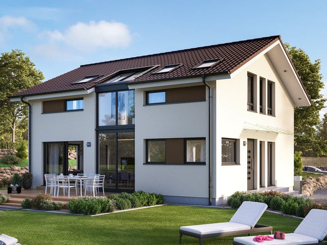 Einfamilienhaus SUNSHINE 143 V5 von Living Haus | Fertighaus.de