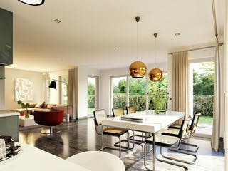 Fertighaus EVOLUTION 162 V2 von Bien-Zenker Schlüsselfertig ab 418006€, Satteldach-Klassiker Innenansicht 1