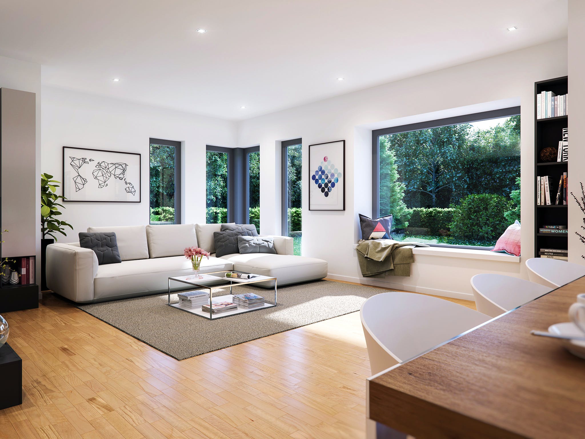 Fertighaus EVOLUTION 162 V5 von Bien-Zenker Schlüsselfertig ab 381551€, Stadtvilla Innenansicht 1