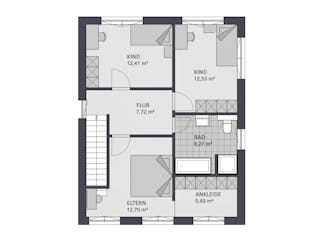 Massivhaus Concept Design 122 edition - Walmdach von FAVORIT Massivhaus, Stadtvilla Grundriss 2