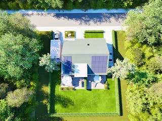 Massivhaus Entwurf PR152/58 von FAVORIT Massivhaus, Satteldach-Klassiker Außenansicht 20