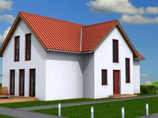 Fertighaus Felice 133 von Klaus Kowalski Immobilien Schlüsselfertig ab 178806€, Satteldach-Klassiker Außenansicht 2