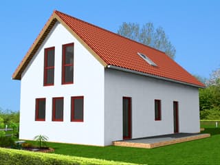 Fertighaus Felice 133 von Klaus Kowalski Immobilien Schlüsselfertig ab 178806€, Satteldach-Klassiker Außenansicht 3