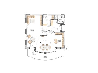 Fertighaus Feng Shui von Albert Haus Schlüsselfertig ab 409000€, Stadtvilla Grundriss 1