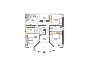 Fertighaus Feng Shui von Albert Haus Schlüsselfertig ab 409000€, Stadtvilla Grundriss 3