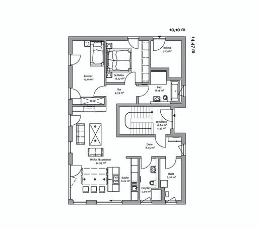 Fischerhaus - 3-Familienhaus 324 Floorplan 1