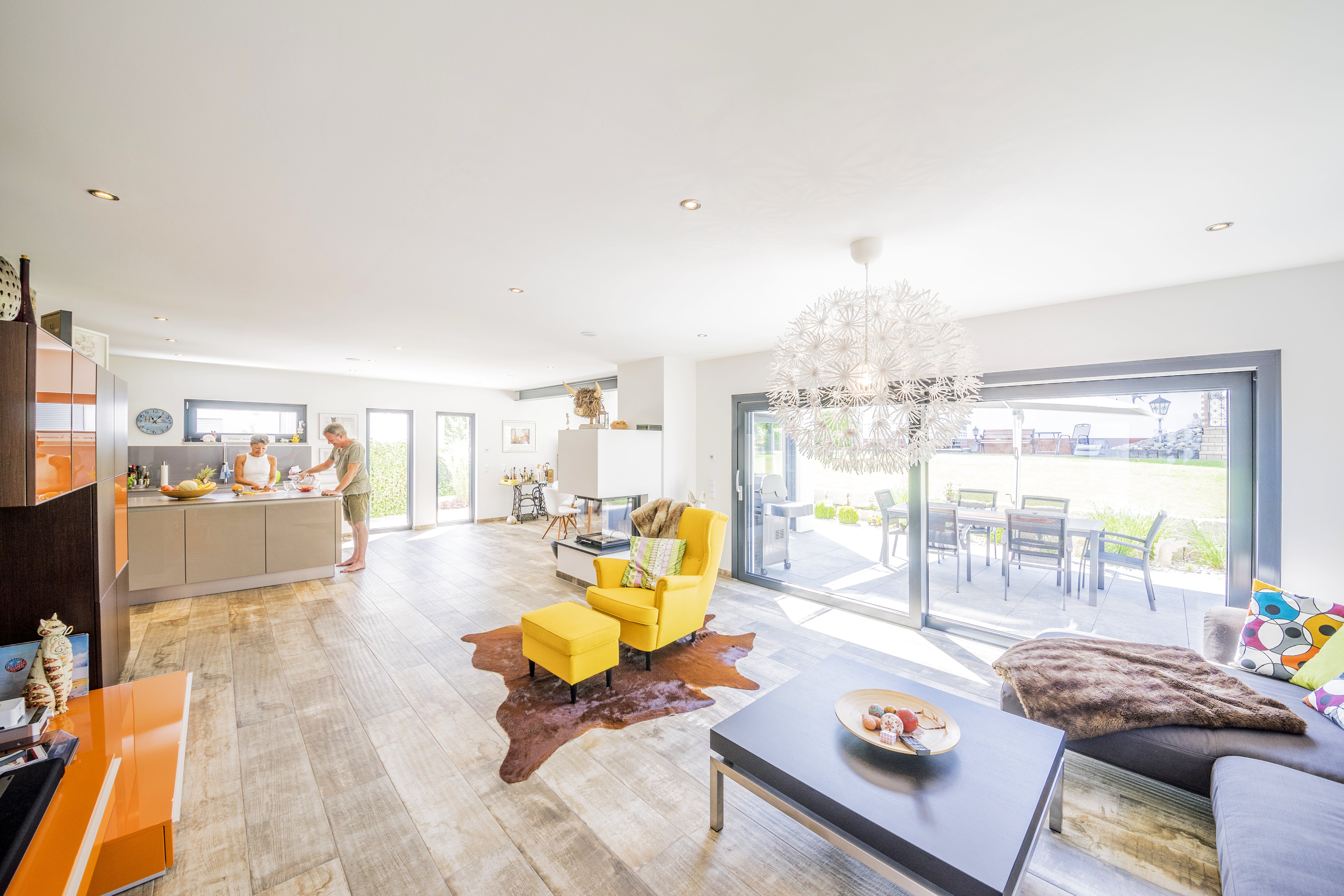 Fertighaus Bauhaus 190 von FischerHaus Schlüsselfertig ab 456000€, Cubushaus Innenansicht 1