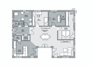Bungalow 138 Grundriss