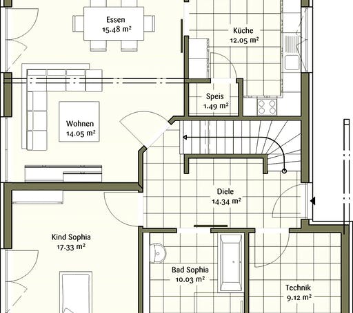 Fischerhaus - Klassisch Sophia Floorplan 1