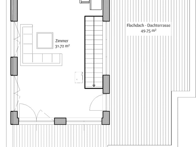 Fertighaus Bauhaus 175 von FischerHaus Schlüsselfertig ab 412640€, Cubushaus Grundriss 3