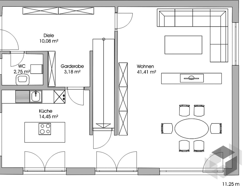 Haus Nolina von FischerHaus Grundriss