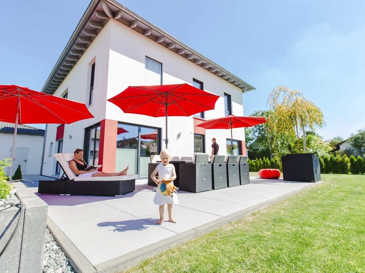 Fertighaus Stadtvilla 160 von FischerHaus Schlüsselfertig ab 494723€, Stadtvilla Außenansicht 1