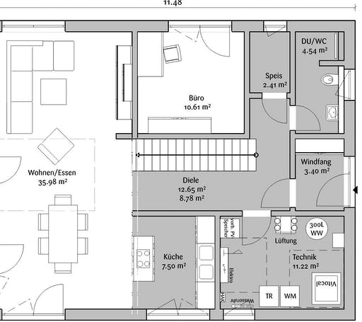 Fischerhaus - Stadtvilla 160 Floorplan 1