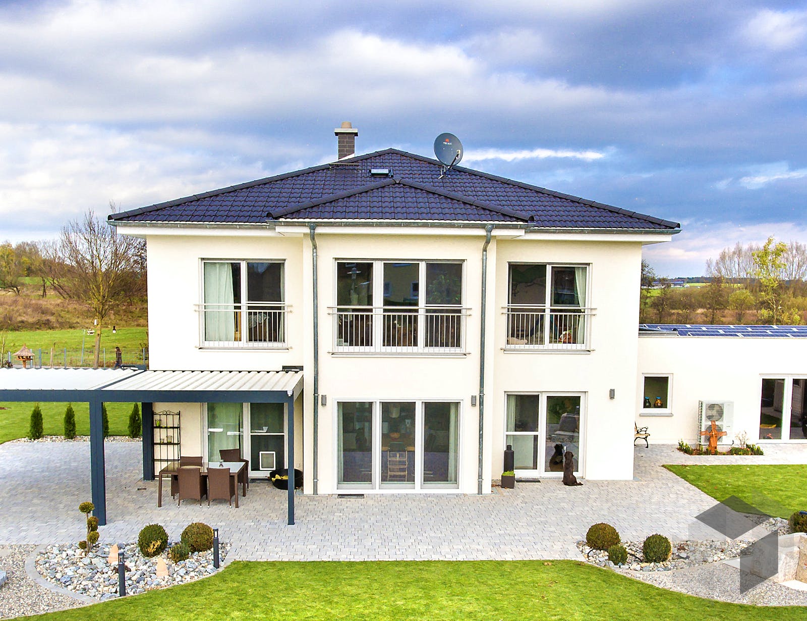 Einfamilienhaus Stadtvilla 247 Von Fischerhaus Fertighaus De