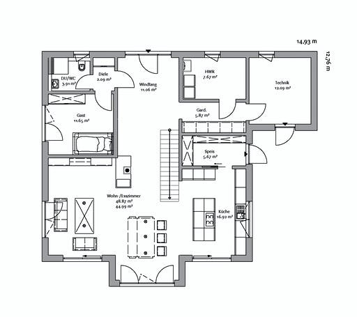 Fischerhaus - Stadtvilla 247 Floorplan 1