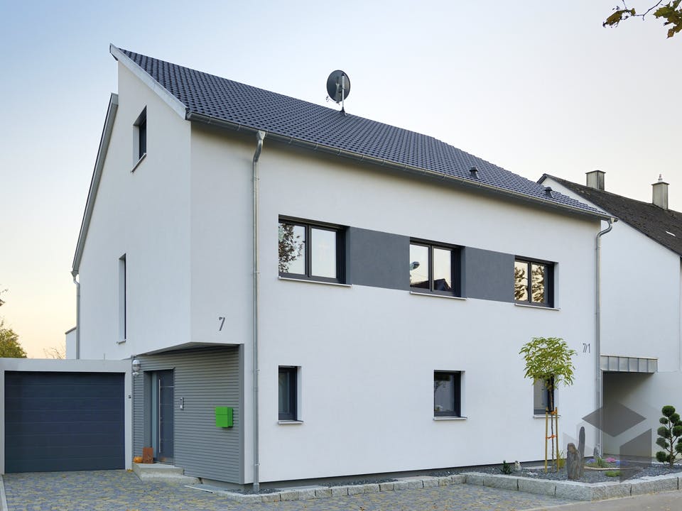 Haus Fetzer von Fertighaus WEISS Außenansicht