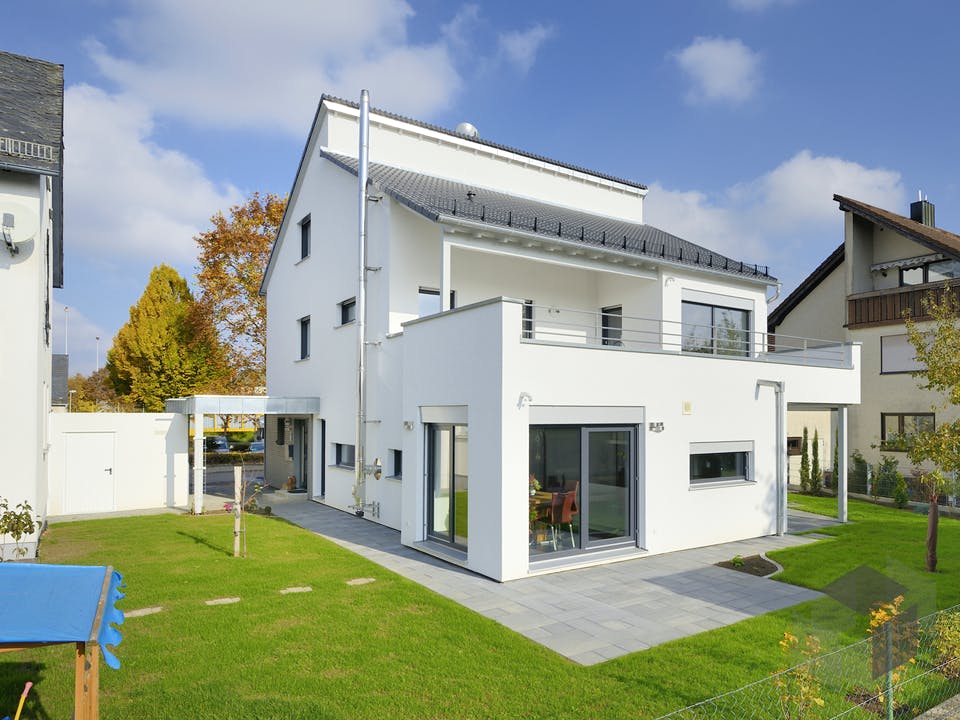 Haus Fetzer von Fertighaus WEISS Außenansicht