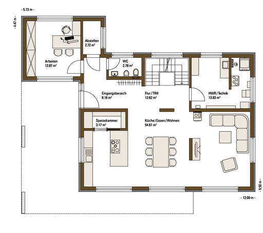 FH Weiss - Musterhaus Günzburg Floorplan 1