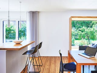 Fertighaus Haus Garten von Fertighaus WEISS Schlüsselfertig ab 377762€, Satteldach-Klassiker Innenansicht 3