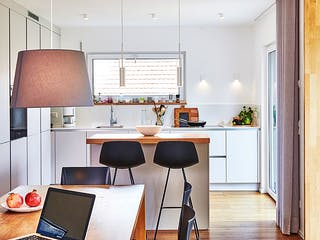 Fertighaus Haus Garten von Fertighaus WEISS Schlüsselfertig ab 377762€, Satteldach-Klassiker Innenansicht 4