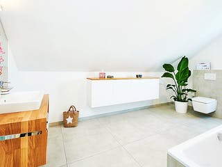 Fertighaus Haus Garten von Fertighaus WEISS Schlüsselfertig ab 377762€, Satteldach-Klassiker Innenansicht 7