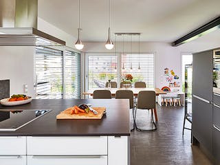 Fertighaus Haus Groß von Fertighaus WEISS Schlüsselfertig ab 467652€, Satteldach-Klassiker Innenansicht 2