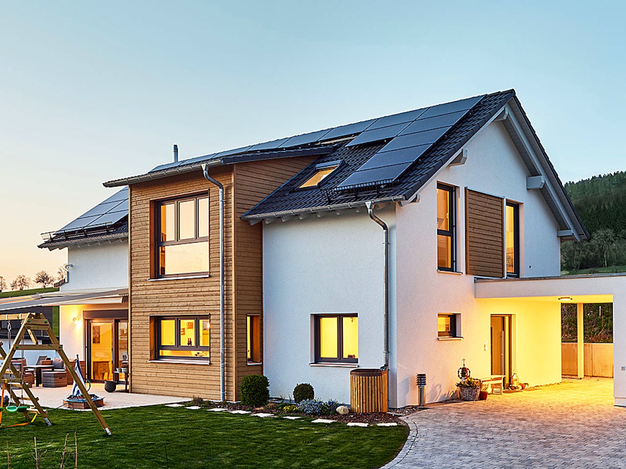 Doppelhaus Haus Hauser von Fertighaus WEISS | Fertighaus.at