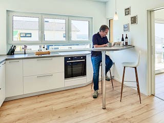 Fertighaus Haus Hauser von Fertighaus WEISS Schlüsselfertig ab 511915€, Satteldach-Klassiker Innenansicht 2