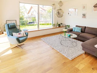 Fertighaus Haus John von Fertighaus WEISS Schlüsselfertig ab 593499€, Satteldach-Klassiker Innenansicht 1